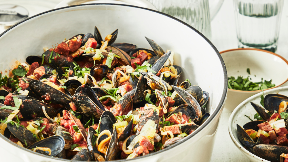 Portuguese-style Mussels