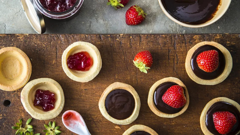 Strawberry and Chocolate Tartlets