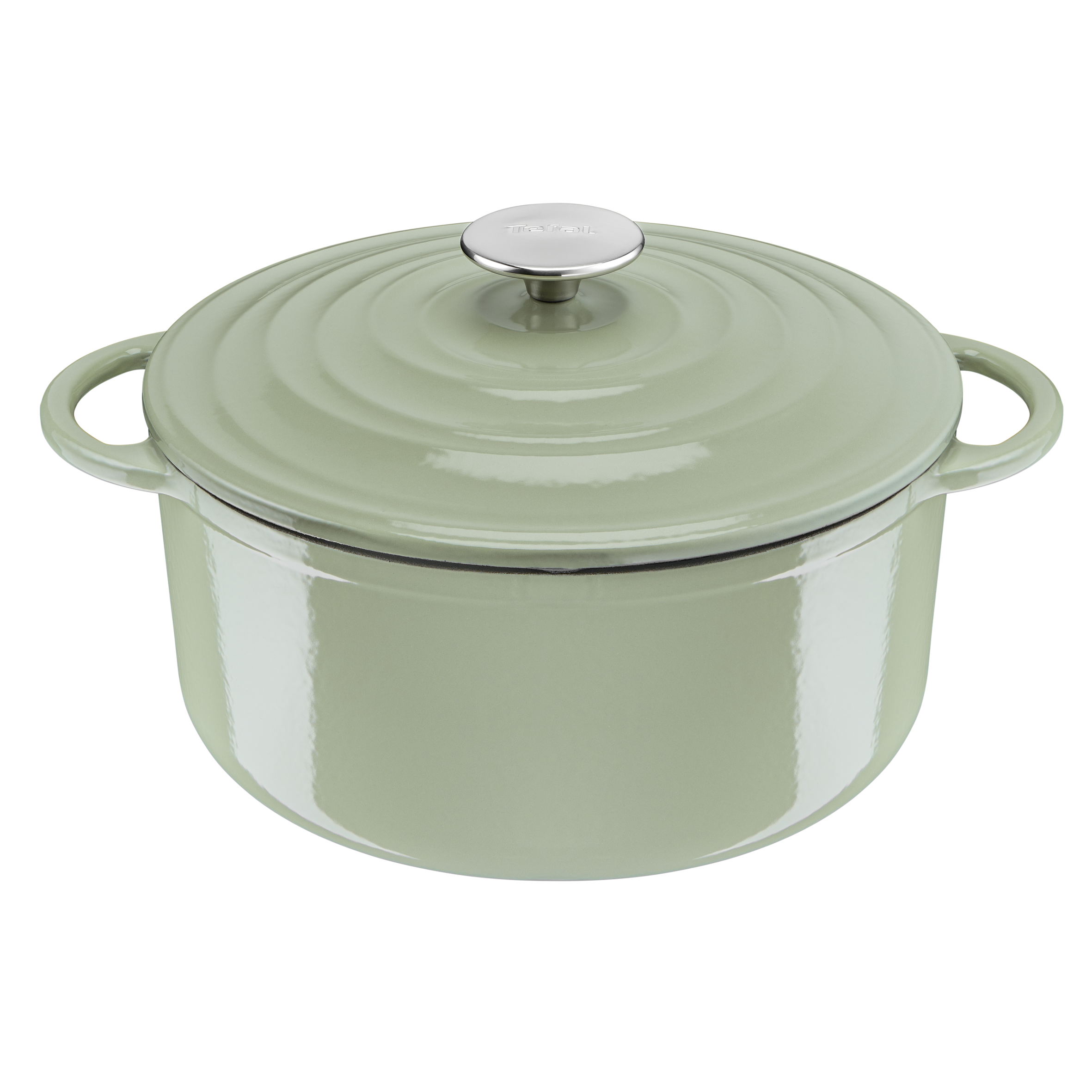 User manual and frequently asked questions Tefal LOV Induction Cast Iron Green Lichen Stewpot 29cm/7.4L + Lid