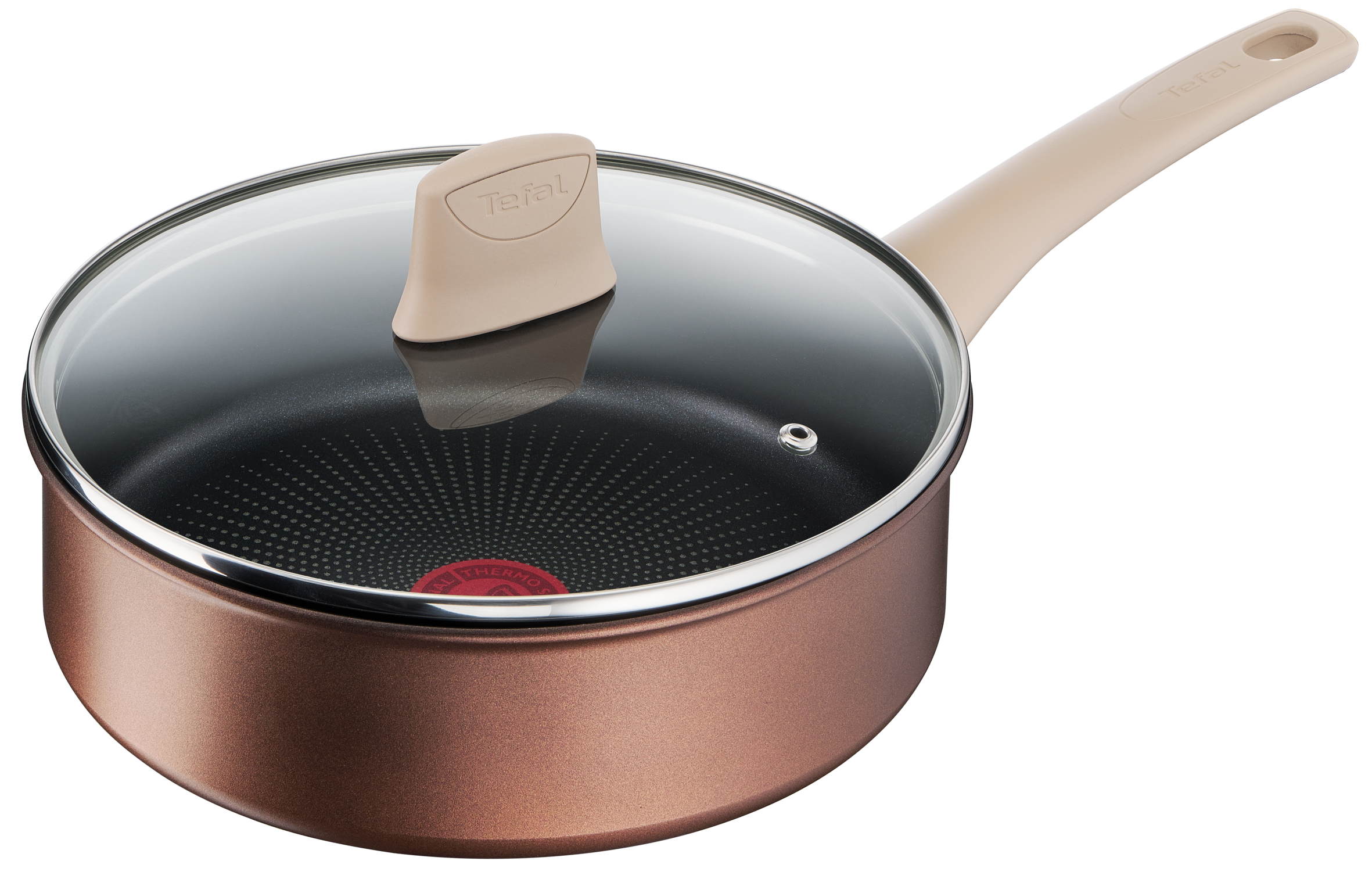 User manual and frequently asked questions Tefal Eco Respect Induction Non-Stick Sautepan 24cm + Lid