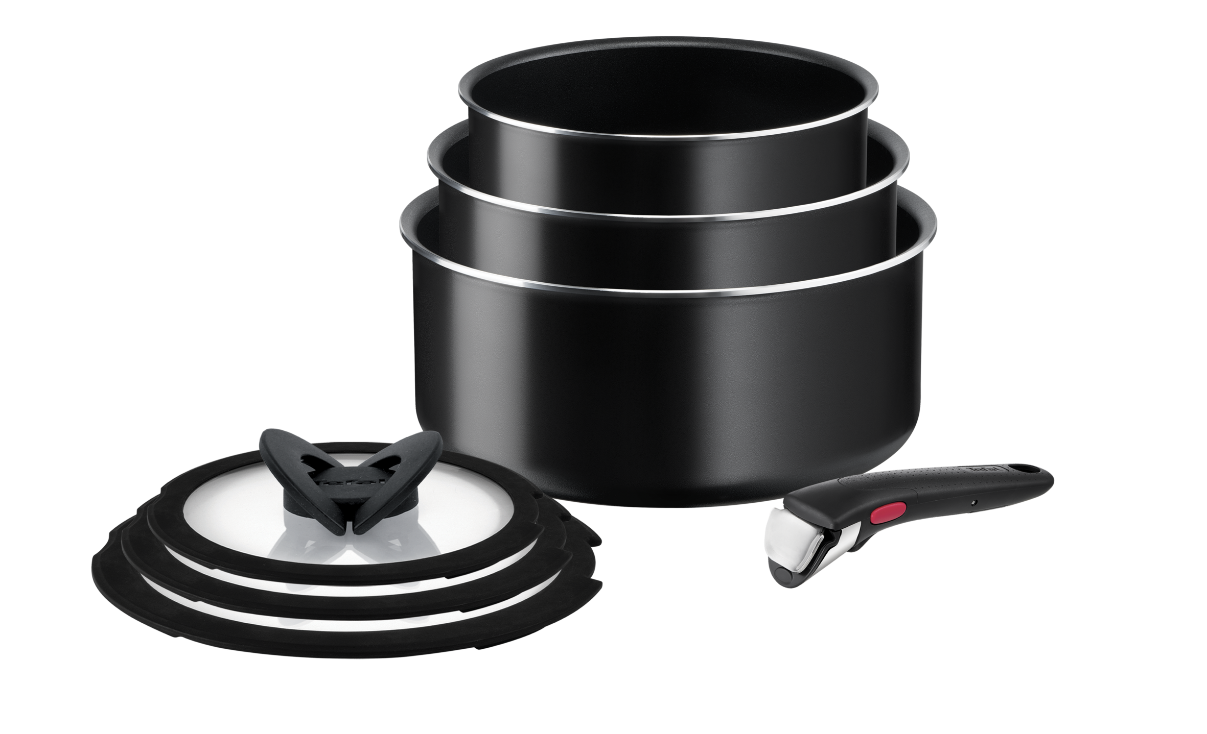 User manual and frequently asked questions Tefal Ingenio Easy On Non-Stick 7pc Saucepan Set