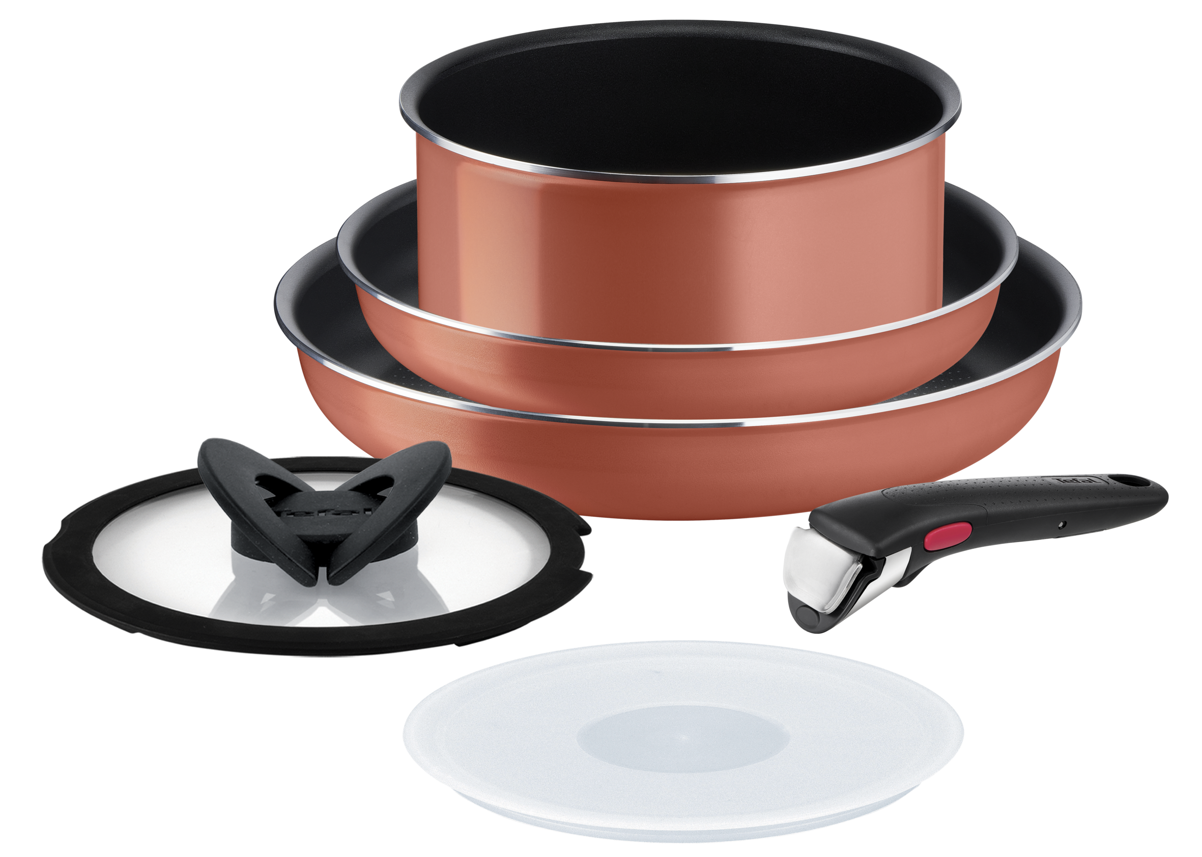 User manual and frequently asked questions Tefal Ingenio XL Force Austral Red Non-Stick 6pc Set