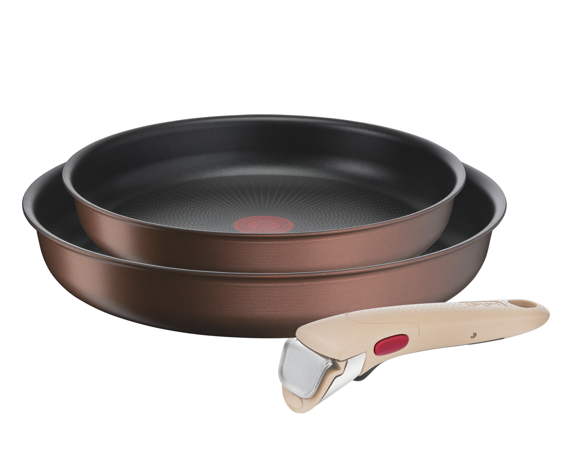 User manual and frequently asked questions Tefal Ingenio Eco Respect Induction Non-stick 3pc Frypan Set