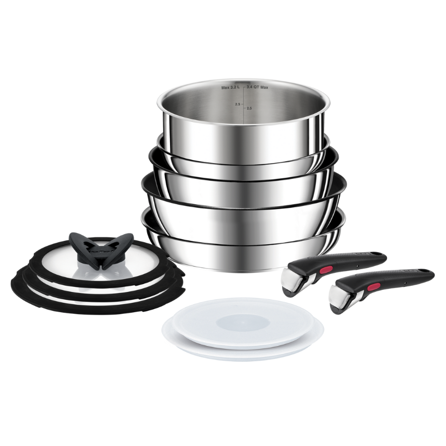 Tefal Ingenio Preference Induction Stainless Steel 12pc Set