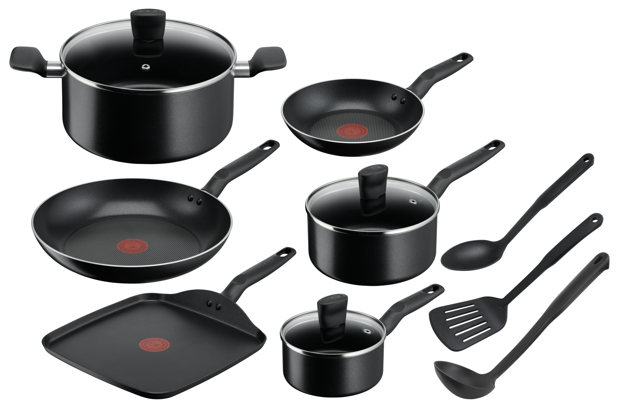 User manual and frequently asked questions Tefal Essential Non-Stick 6pce Set + Utensils