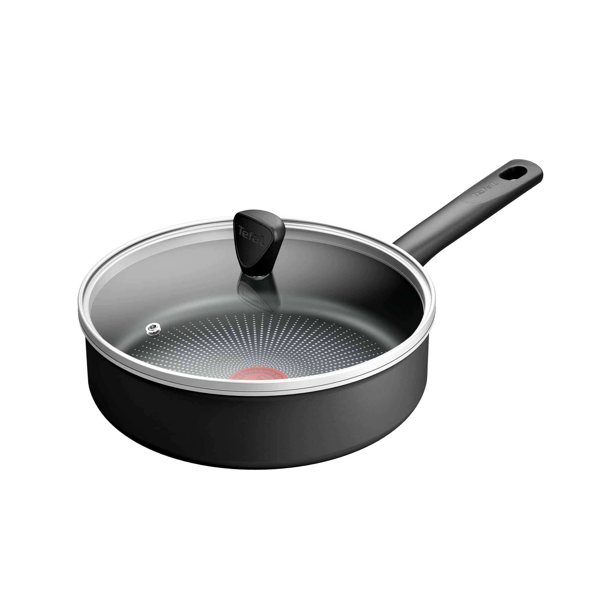 User manual and frequently asked questions Tefal React Induction Non-Stick Sautepan + Lid 24cm