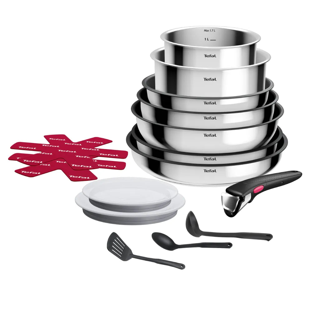 Tefal Ingenio Cook Eat Induction Non-Stick 15pc Set + Accessories