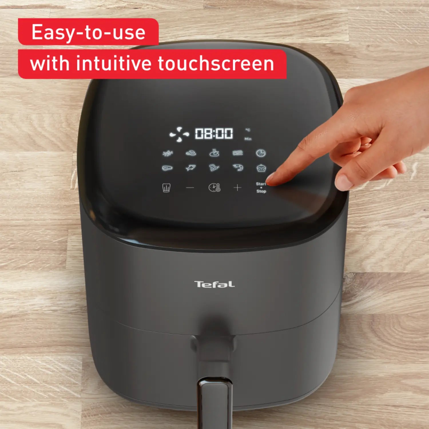 Tefal Easy Fry Max 5L Air Fryer EY245H touchscreen