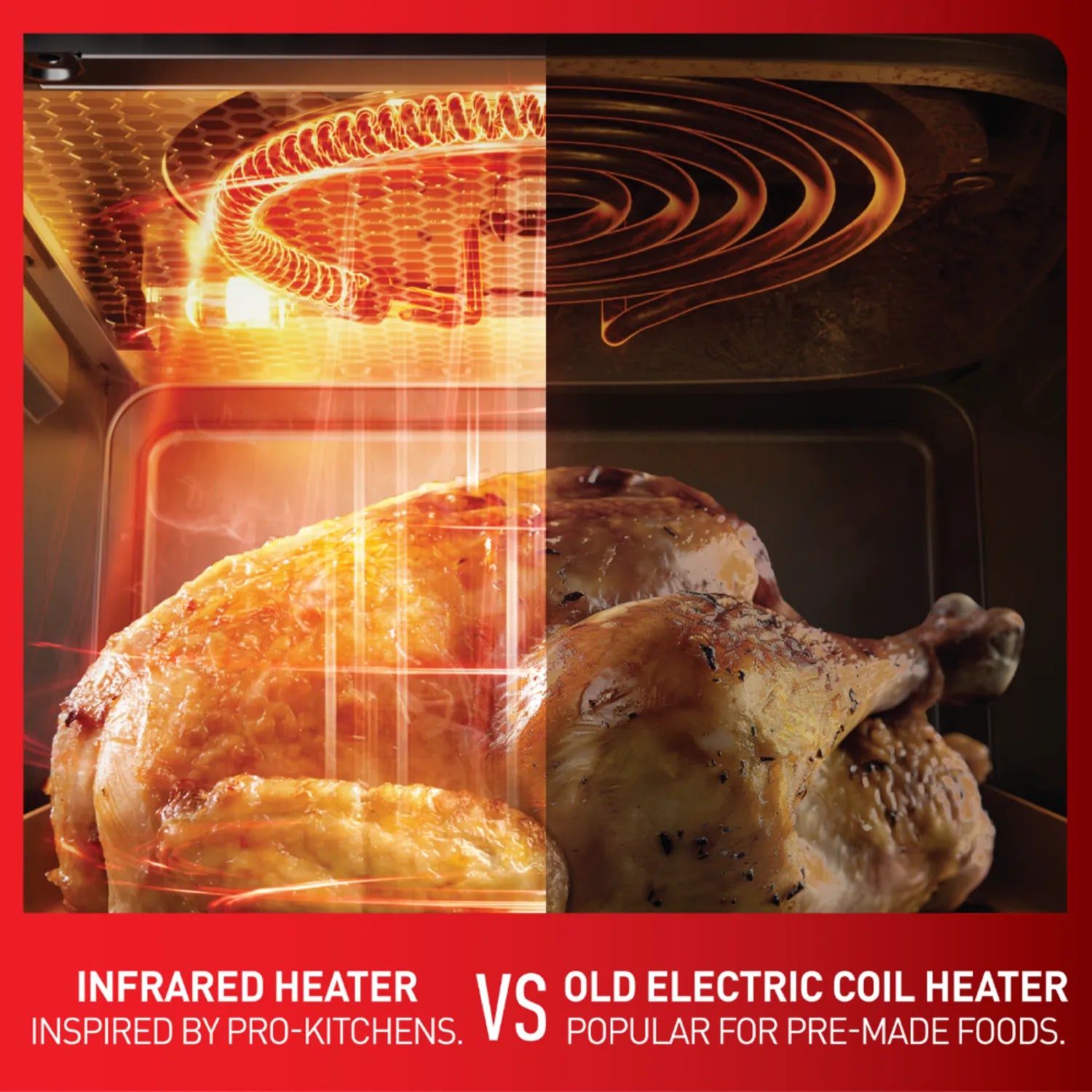 Tefal Easy Fry Vision Far Infrared Air Fryer 6L EY8218 infrared heater vs electric coil heater