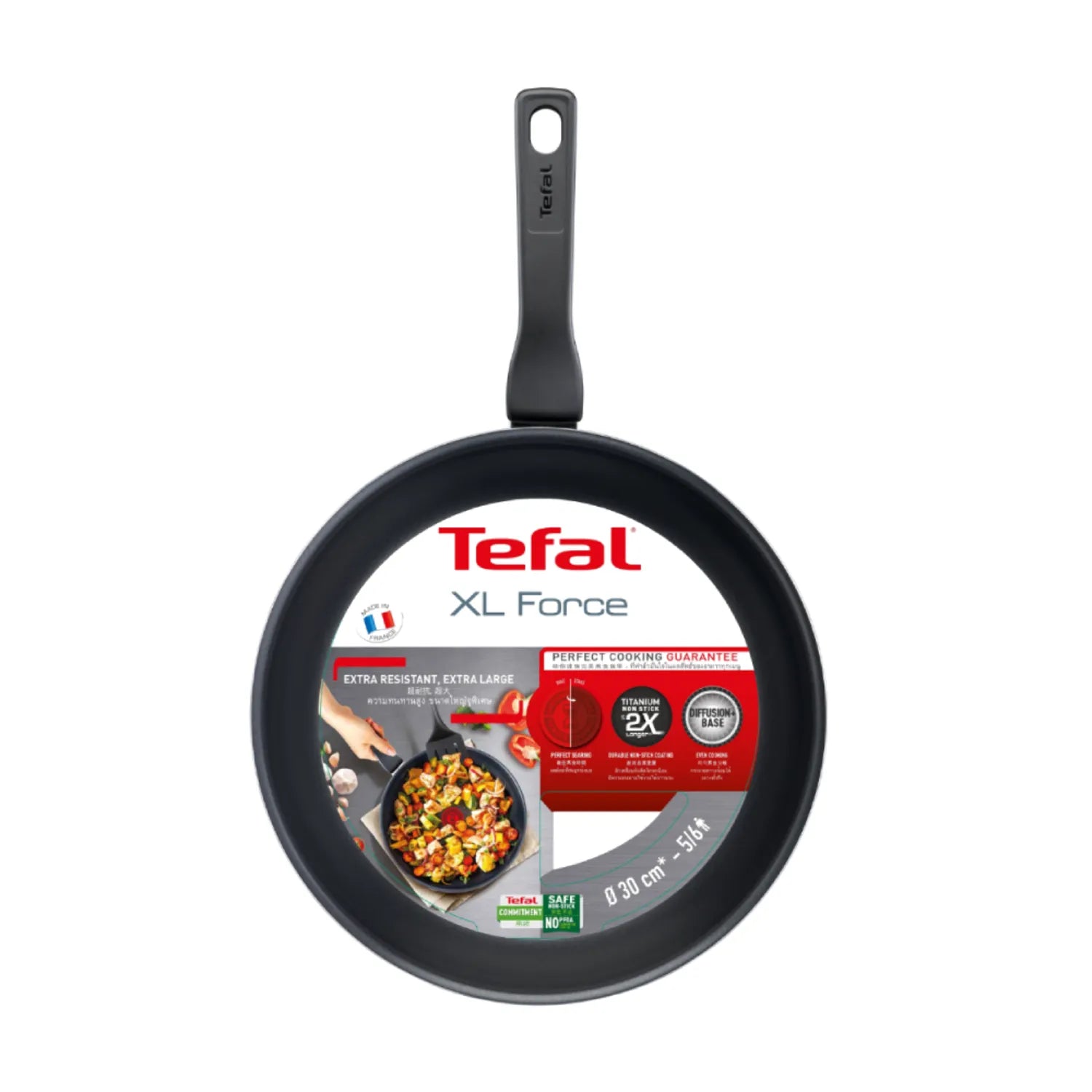 Tefal XL Force Non Stick Frypan 30cm packaging