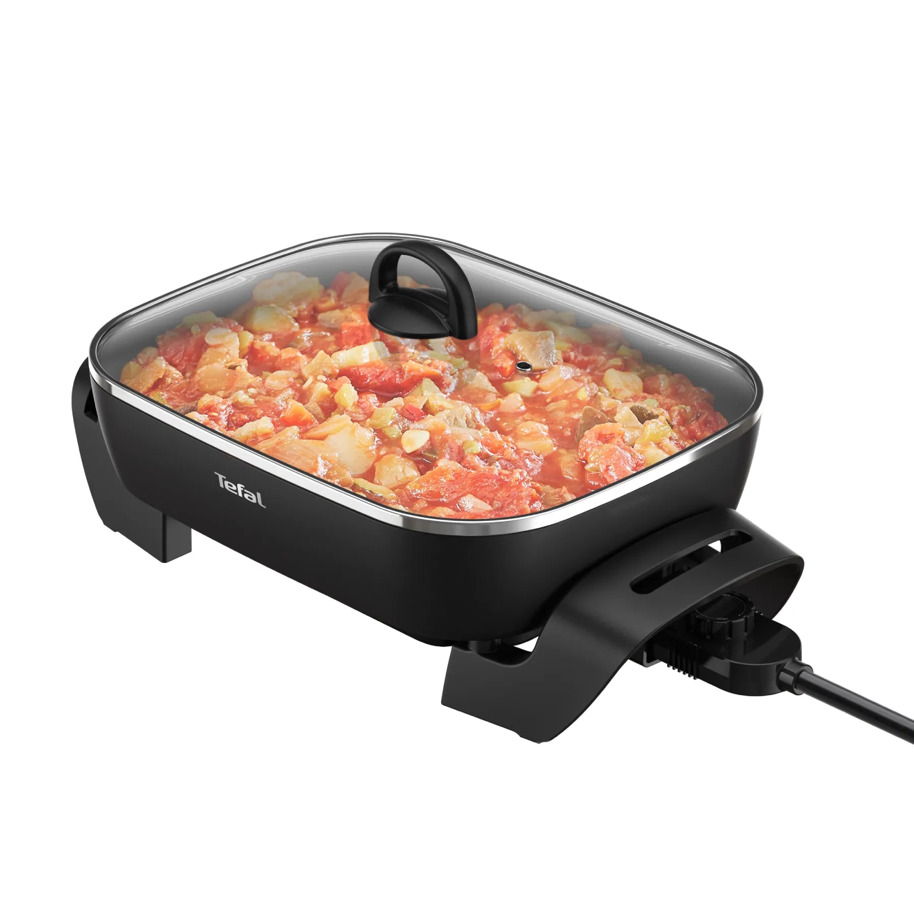 Tefal Easy Banquet Electric Frypan KC6018 in use