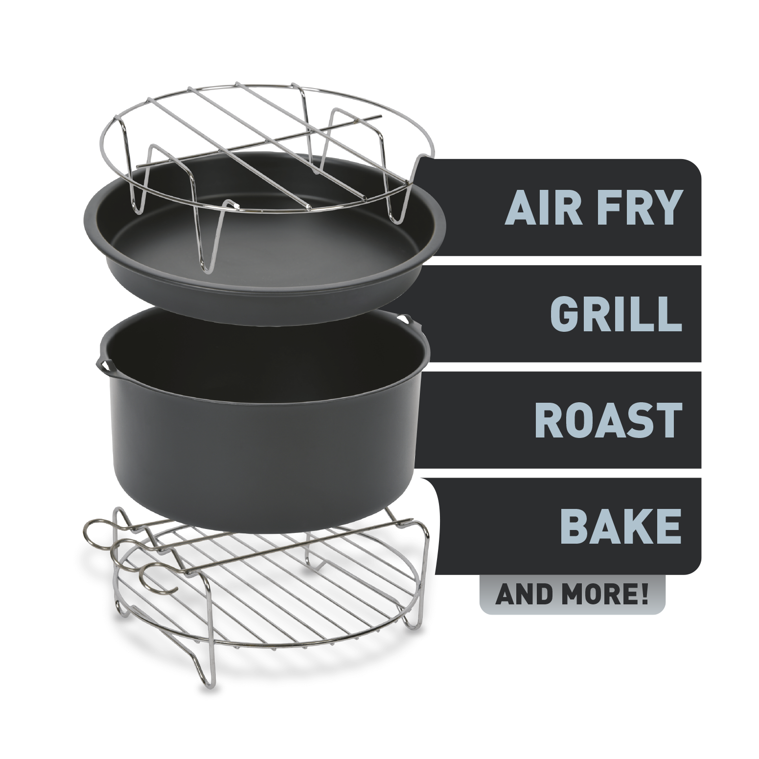 User manual and frequently asked questions Tefal Air Fryer Accessory 20cm (Set of 4) - XA1130