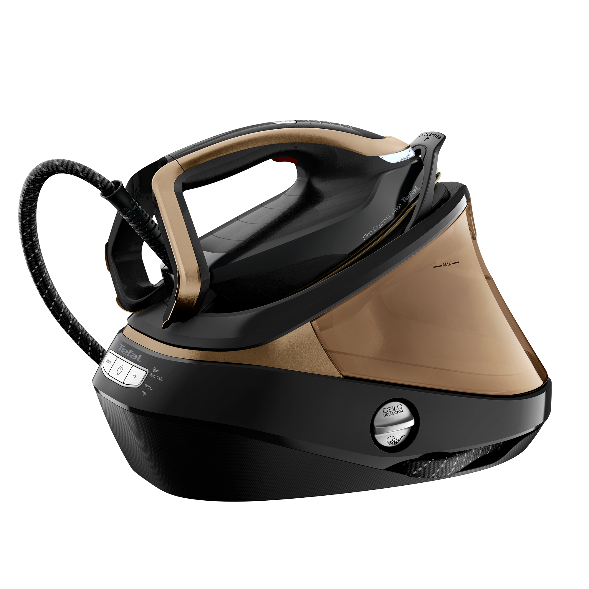 User manual and frequently asked questions Tefal Pro Express Vision+ Steam Generator Iron GV9820