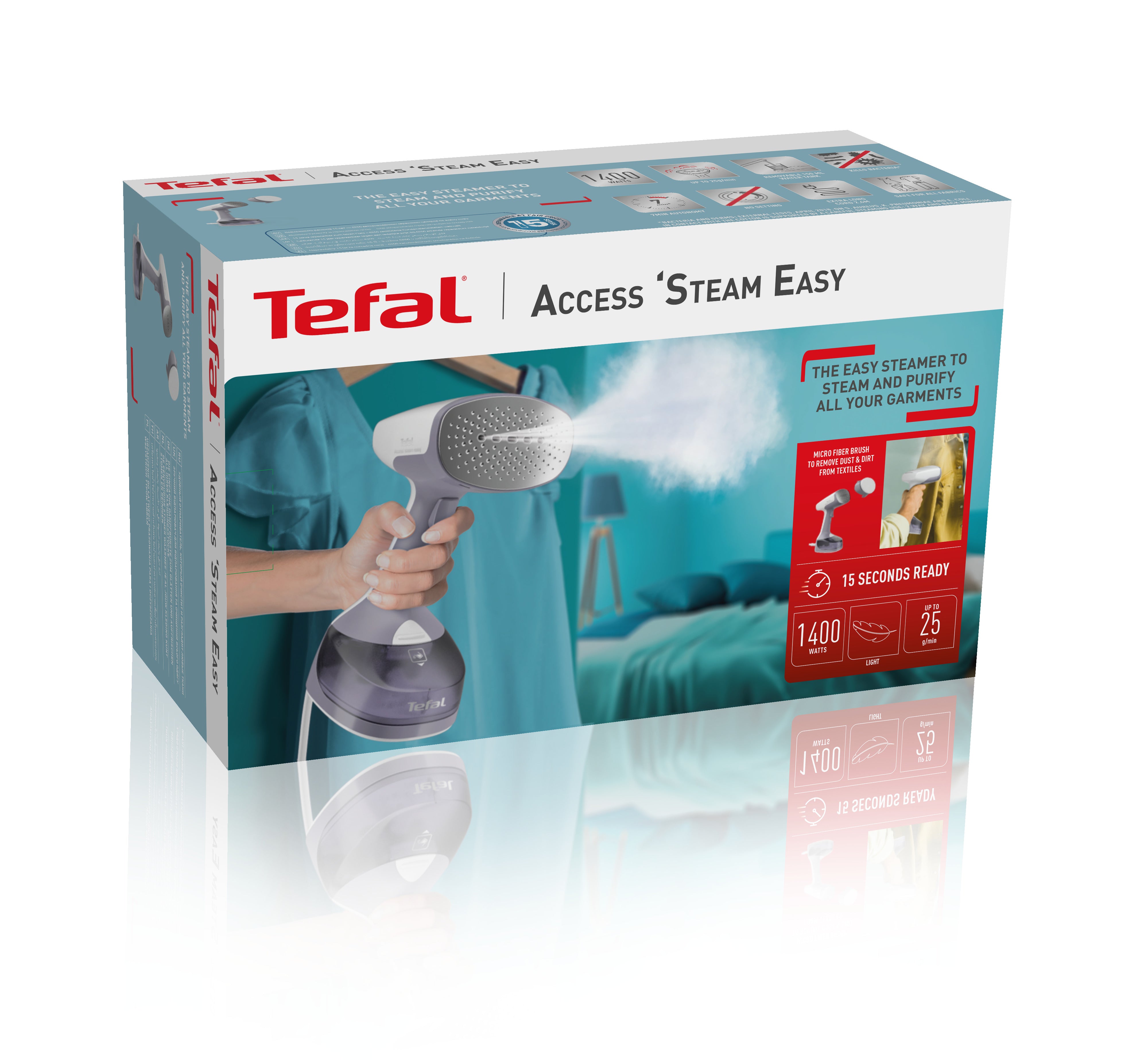 Tefal Access Steam Easy Handheld Garment Steamer DT7151