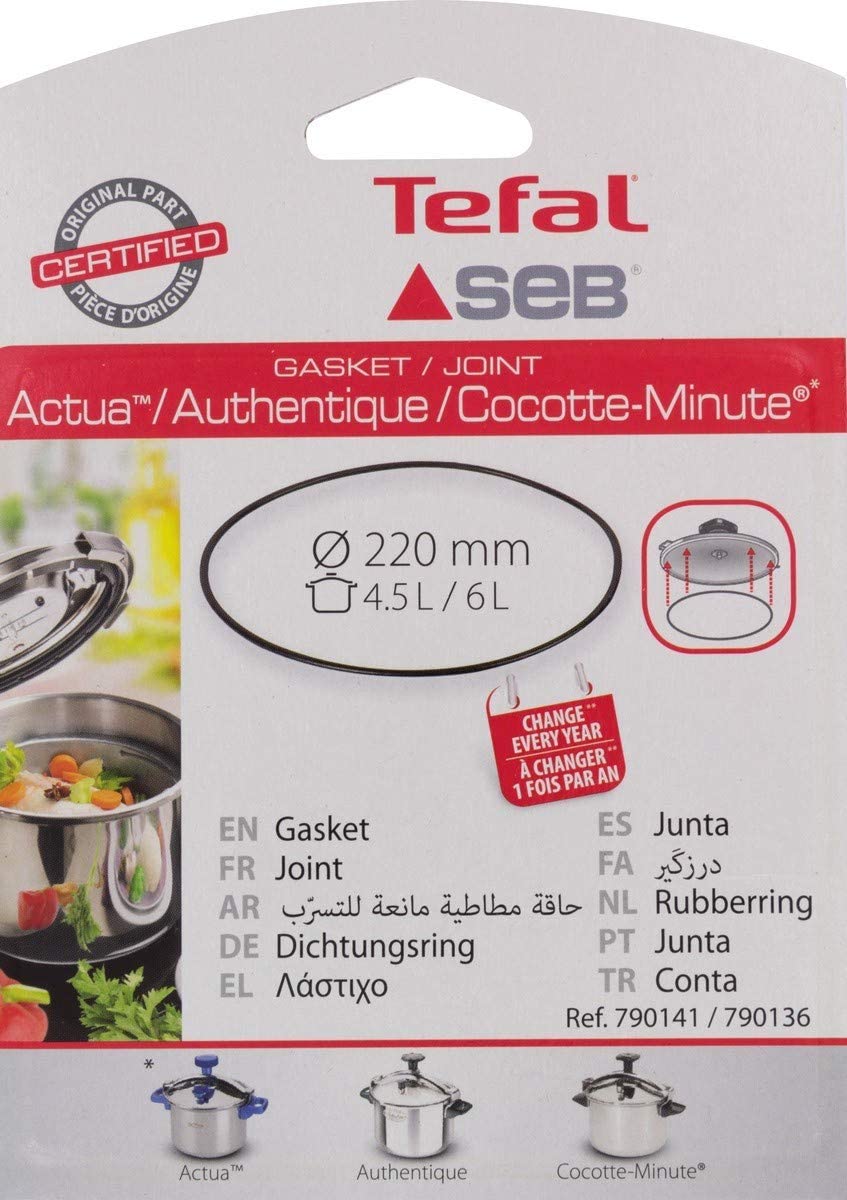 User manual and frequently asked questions Tefal Pressure Cooker Replacement Part - Silicone/Seal - 790141