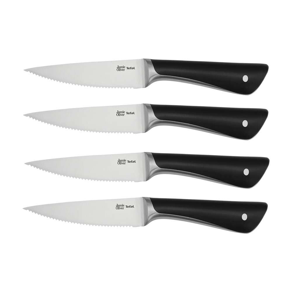 User manual and frequently asked questions Jamie Oliver by Tefal Stainless Steel Steak Knife 11cm Set of 4