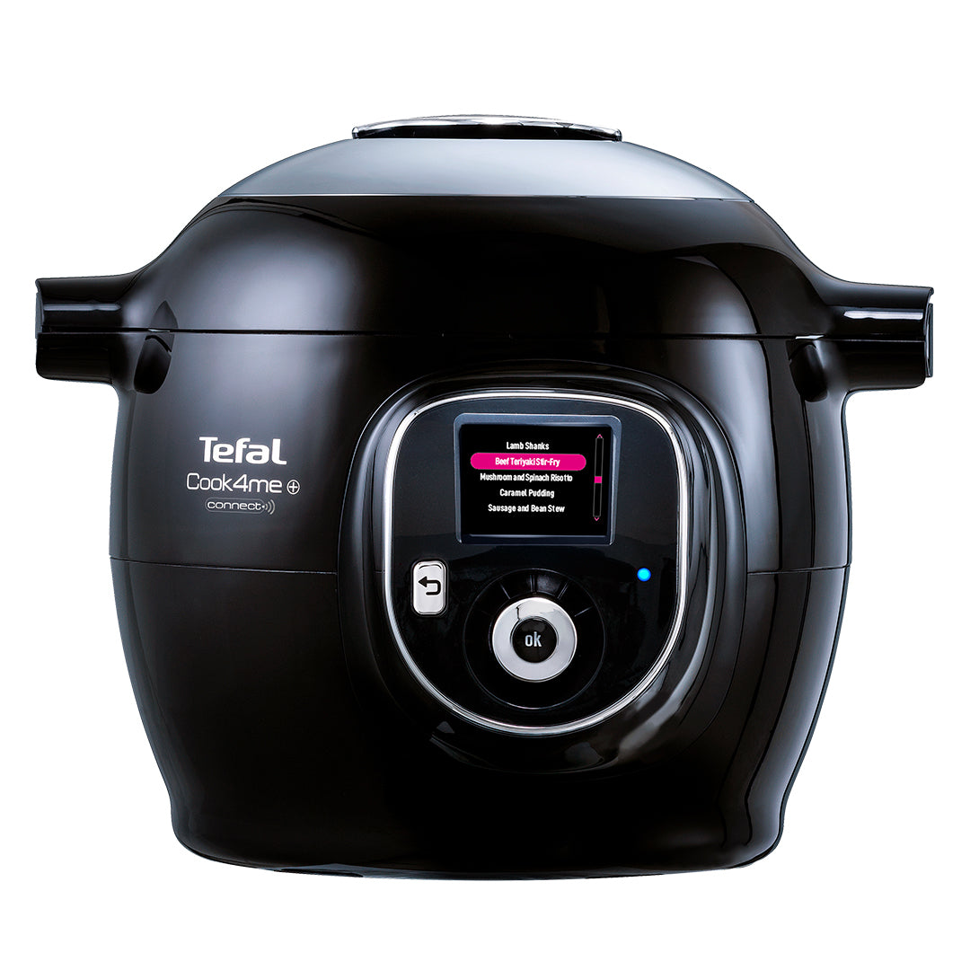 User manual and frequently asked questions Tefal Cook4me+ Connect Black CY8558 Smart Multicooker & Pressure Cooker