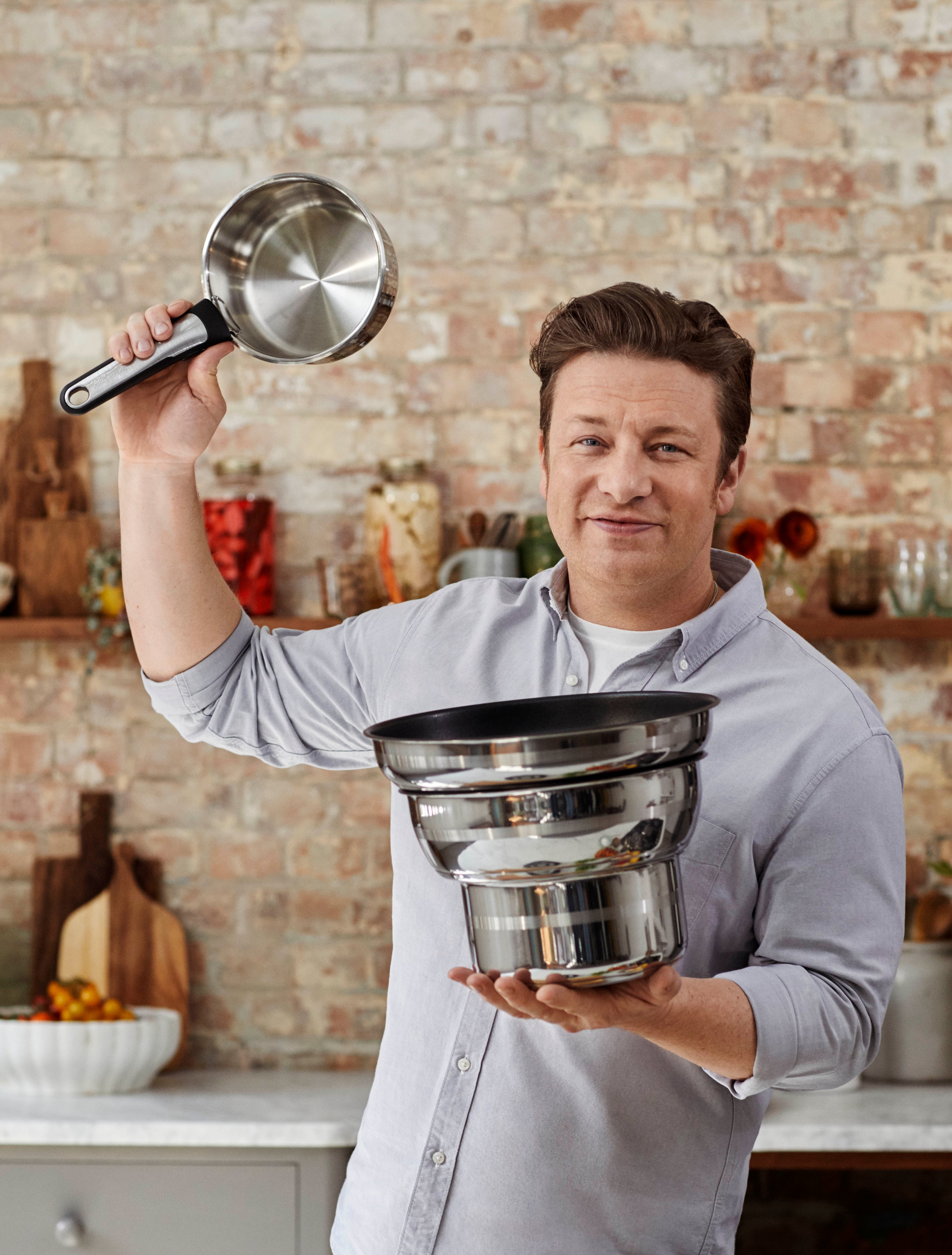 User manual and frequently asked questions Jamie Oliver by Tefal Ingenio Stainless Steel Induction 3pc Pot Set