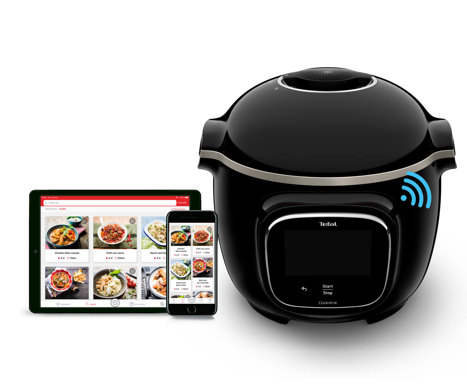 Tefal Cook4me Touch CY9128B Express Smart Multicooker & Pressure Cooker & BONUS Extra Crisp Lid